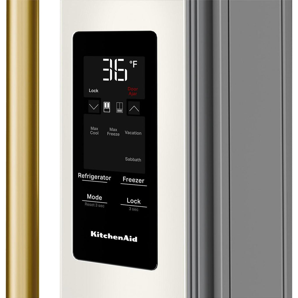  KitchenAid 36-inch, 30 cu. ft. French 3-Door Refrigerator with Water and Ice Dispensing System KRFF436SPL IMAGE 8