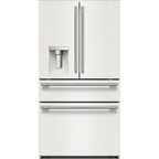  KitchenAid 36-inch, 29.51 cu. ft. Freestanding French 4-Door Refrigerator with Water and Ice Dispensing System KRMF436SPL IMAGE 1