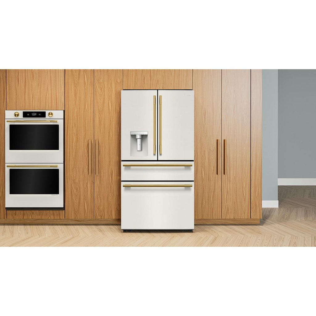  KitchenAid 36-inch, 29.51 cu. ft. Freestanding French 4-Door Refrigerator with Water and Ice Dispensing System KRMF436SPL IMAGE 11