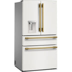  KitchenAid 36-inch, 29.51 cu. ft. Freestanding French 4-Door Refrigerator with Water and Ice Dispensing System KRMF436SPL IMAGE 4