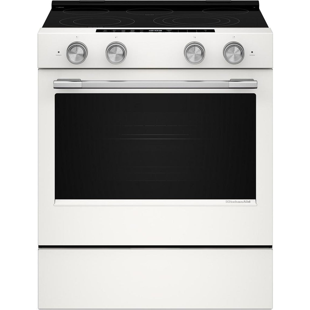  KitchenAid 30-inch Slide-in Electric Range with  Convection Cooking Modes YKSES530SPL IMAGE 1
