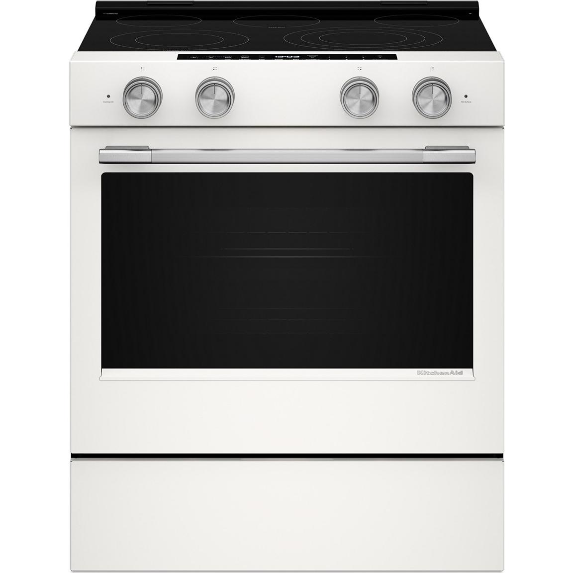  KitchenAid 30-inch Slide-in Electric Range with  Convection Cooking Modes YKSES530SPL IMAGE 1