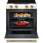 KitchenAid 30-inch Slide-in Electric Range with  Convection Cooking Modes YKSES530SPL IMAGE 2