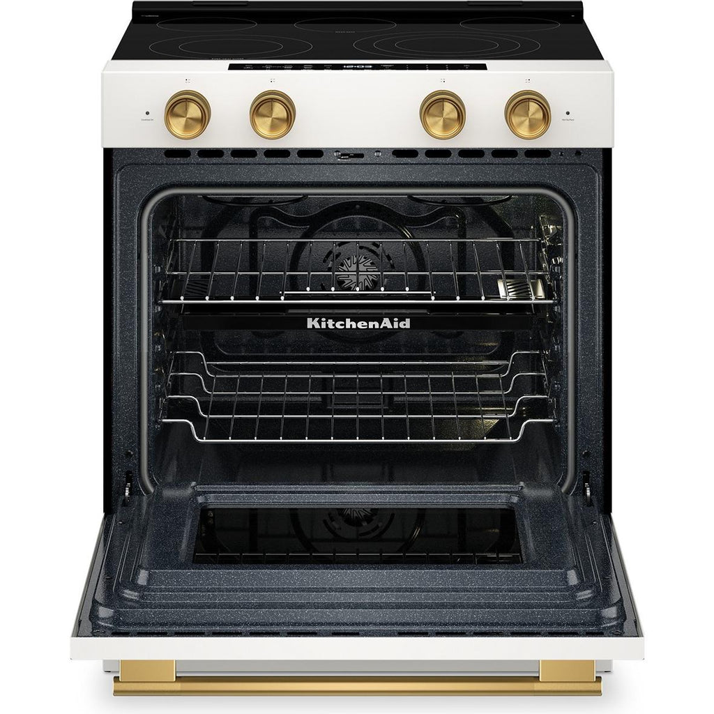  KitchenAid 30-inch Slide-in Electric Range with  Convection Cooking Modes YKSES530SPL IMAGE 5