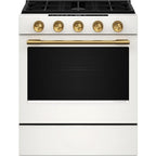  KitchenAid 30-inch Smart Slide-in Gas Range with Convection Cooking Modes and 2-in-1 Burner KSGS530SPL IMAGE 4