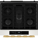  KitchenAid 30-inch Smart Slide-in Gas Range with Convection Cooking Modes and 2-in-1 Burner KSGS530SPL IMAGE 6