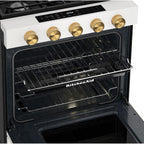  KitchenAid 30-inch Smart Slide-in Gas Range with Convection Cooking Modes and 2-in-1 Burner KSGS530SPL IMAGE 8