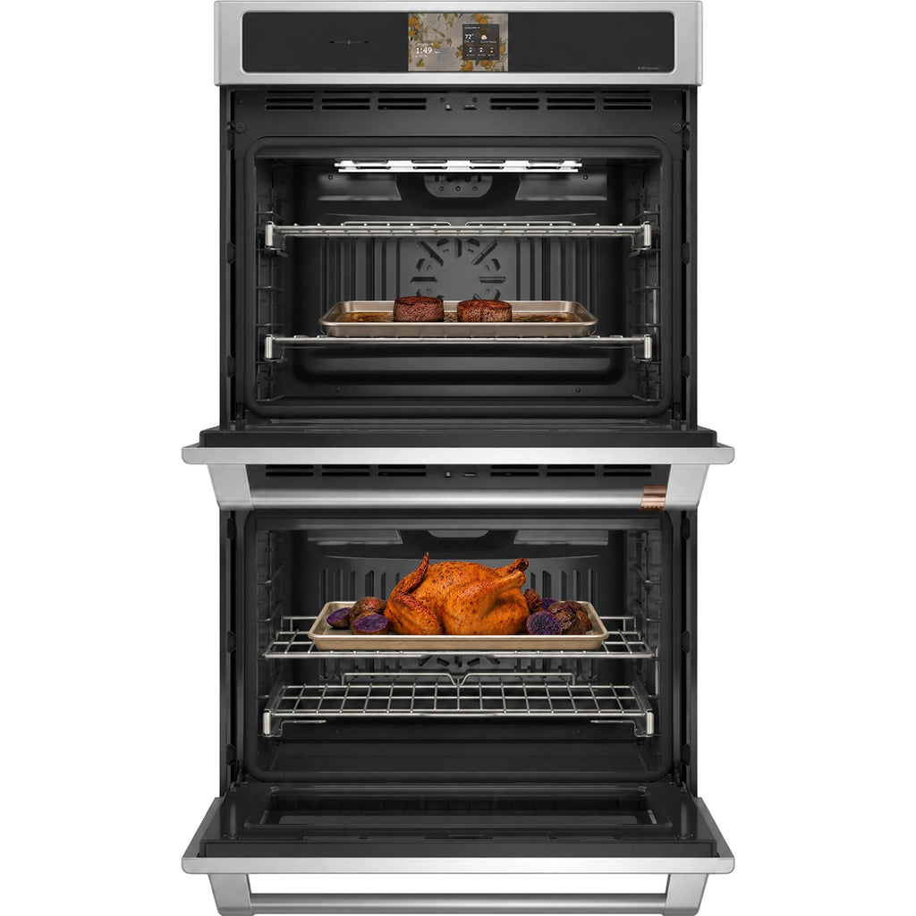  Café 30-inch, 10.0 cu. ft. Built-in Double Wall Oven with True European Convection CTD90DP2ZS1 IMAGE 3