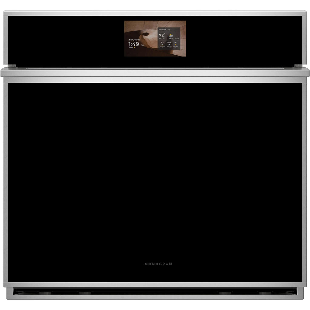  Monogram 30-inch, 5.0 cu. ft. Built-in Single Wall Oven with True European Convection with Direct Air ZTS90DSSZSS IMAGE 1