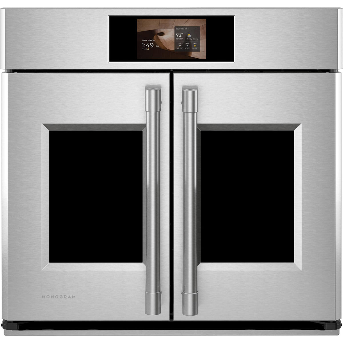 Monogram 30-inch, 5.0 cu. ft. Built-in Single Wall Oven with French-Door Design ZTSX1FPSZSS IMAGE 1