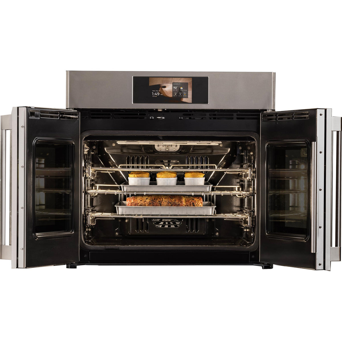  Monogram 30-inch, 5.0 cu. ft. Built-in Single Wall Oven with French-Door Design ZTSX1FPSZSS IMAGE 4