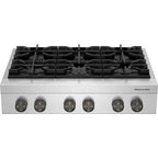  KitchenAid 36-inch Gas Rangetop KCGK936TSS IMAGE 6