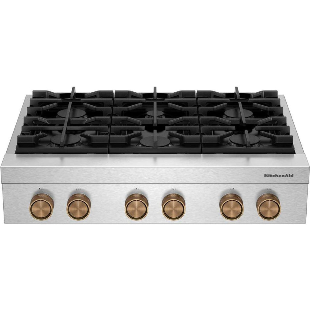  KitchenAid 36-inch Gas Rangetop KCGK936TSS IMAGE 7