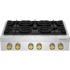  KitchenAid 36-inch Gas Rangetop KCGK936TSS IMAGE 8