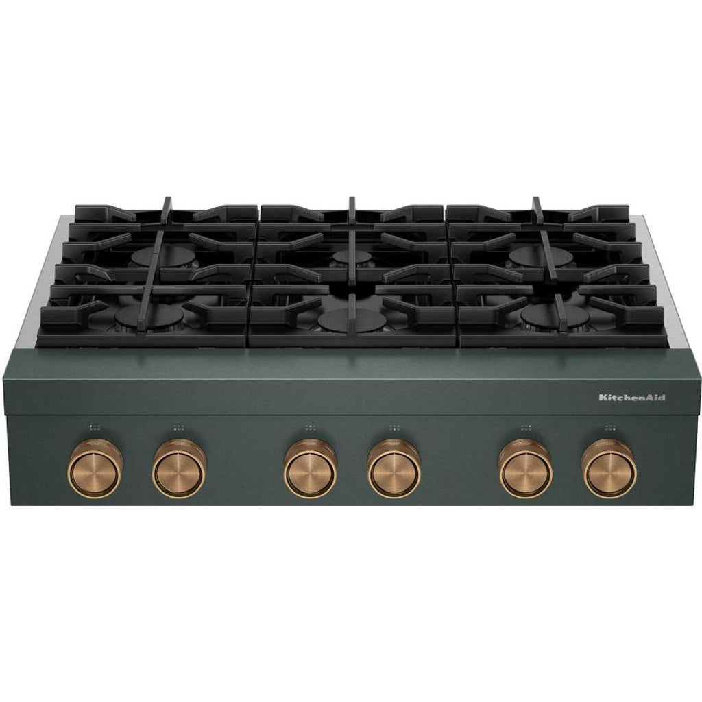  KitchenAid 36-inch Gas Rangetop KCGK936TJP IMAGE 6
