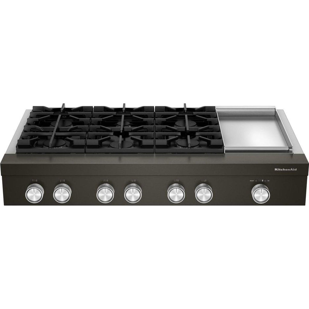 KitchenAid 48-inch Gas Rangetop with Electric Griddle KCGK948TBE IMAGE 7
