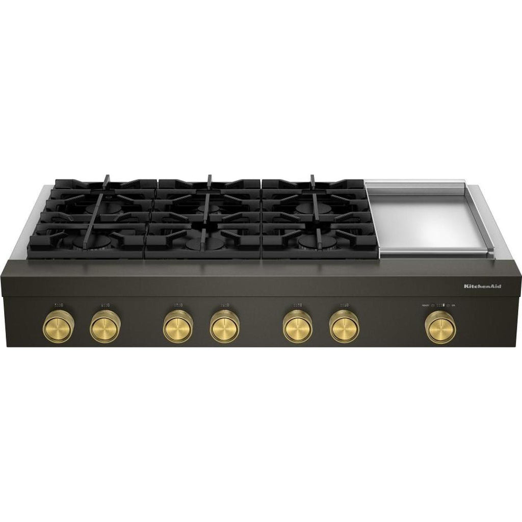  KitchenAid 48-inch Gas Rangetop with Electric Griddle KCGK948TBE IMAGE 9