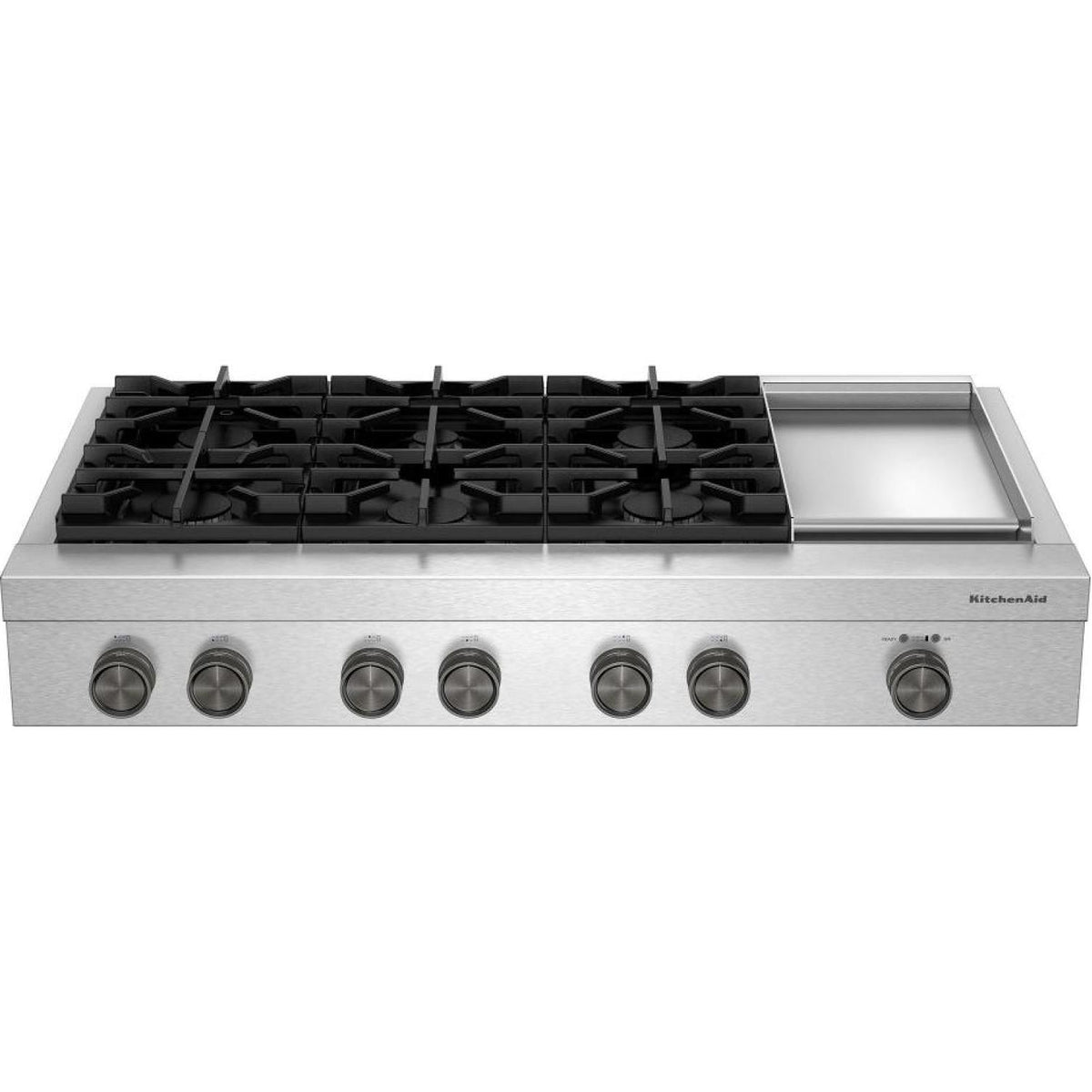  KitchenAid 48-inch Gas Rangetop with Electric Griddle KCGK948TSS IMAGE 10