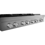  KitchenAid 48-inch Gas Rangetop with Electric Griddle KCGK948TSS IMAGE 3