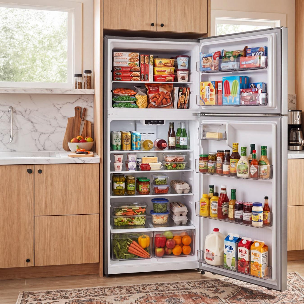  Marathon 30-inch, 18.2 cu. ft. Freestanding Top Freezer Refrigerator with Inverter Technology MFF1820SS IMAGE 3