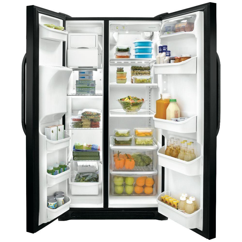  Frigidaire 33-inch, 22.6 cu. ft. Side-by-Side Refrigerator with Ice and Water FFHS2311LB IMAGE 3