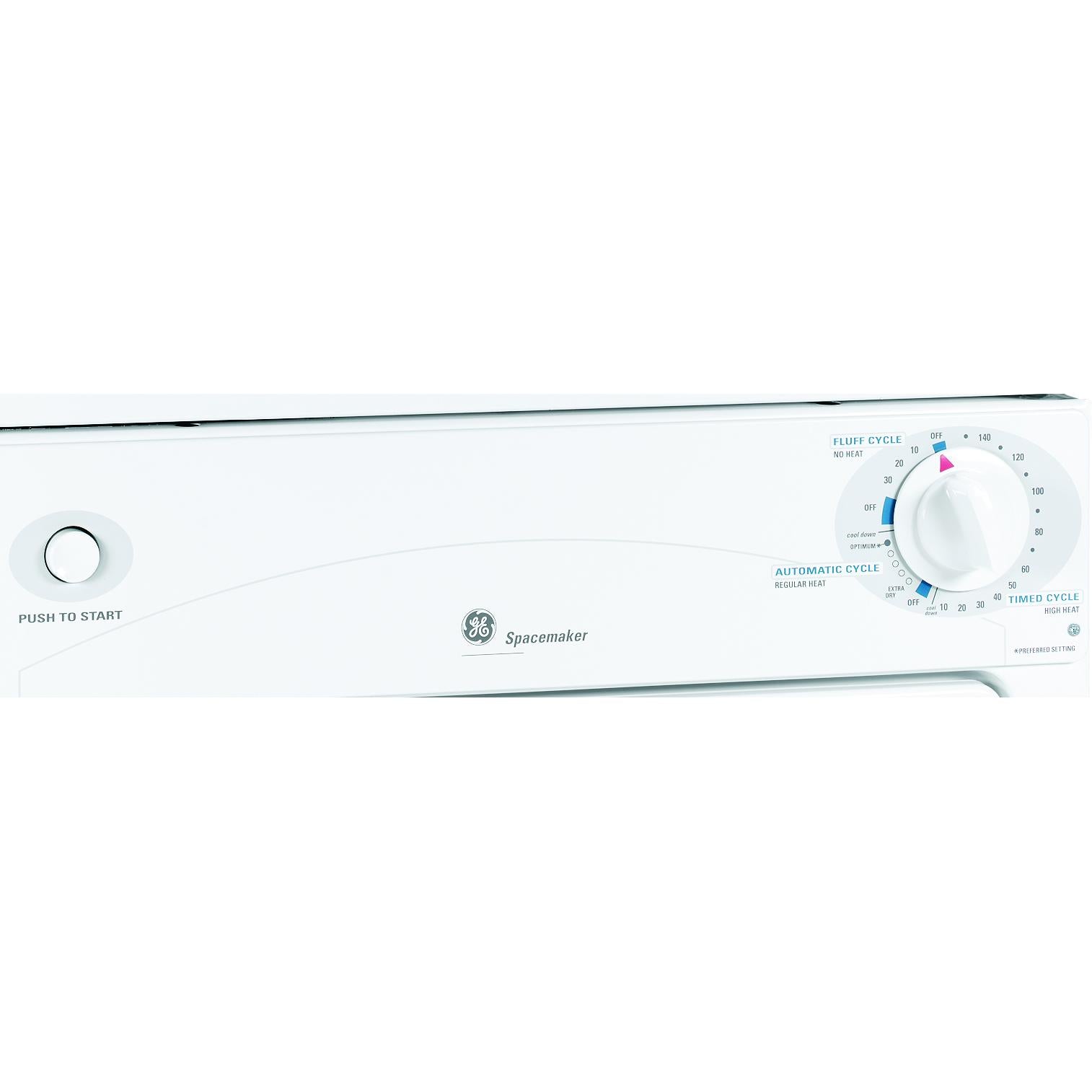  GE 3.6 cu. ft. Electric Dryer PSKP333EBWW IMAGE 2
