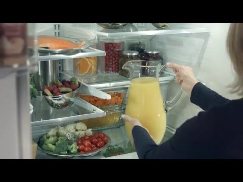  GE 36-inch, 27 cu.ft. Freestanding French 3-Door Refrigerator with Internal Water Dispenser GNE27JMMES EXTERNAL_VIDEO 1