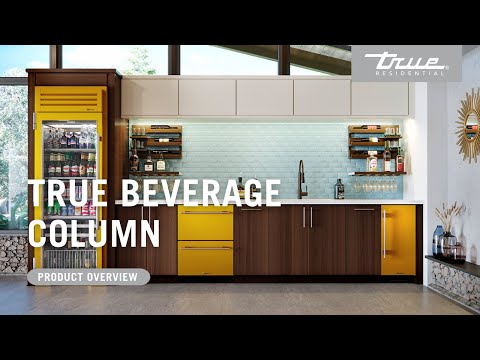  True Residential 20.5 cu. ft. Beverage Column Refrigerator TR-30BEV-R-SG-C EXTERNAL_VIDEO 1