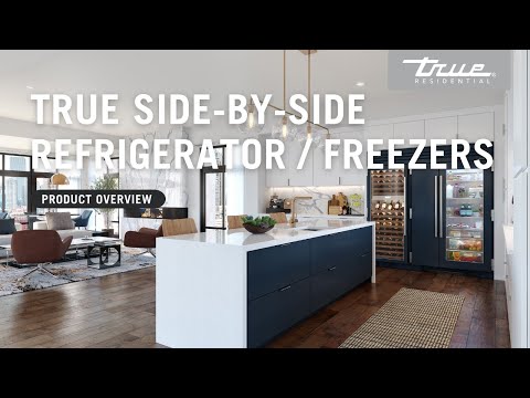  True Residential 42-inch, 24.6 cu. ft. Side-by-Side Refrigerator with Intuitive True Precision® Control TR-42SBS-SS-C EXTERNAL_VIDEO 2