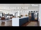  True Residential 42-inch, 24.6 cu. ft. Side-by-Side Refrigerator with Intuitive True Precision® Control TR-42SBS-SS-C EXTERNAL_VIDEO 2