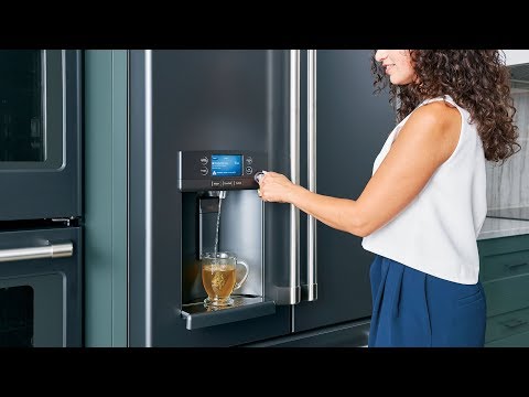  Café 36-inch, 22.2 cu.ft. Counter-Depth French 3-Door Refrigerator with Hot Water Dispenser CYE22TP2MS1 EXTERNAL_VIDEO 2