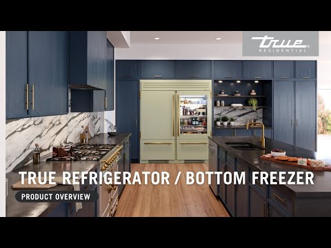  True Residential 36-inch, 22.6 cu. ft. Built-in Bottom Freezer Refrigerator with Ice Maker TR-36RBF-R-SS-A EXTERNAL_VIDEO 1